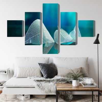 Ljuddämpande tavla - Delicate leaves close up