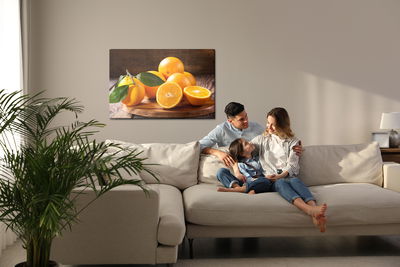 Ljuddämpande tavla - Juicy oranges