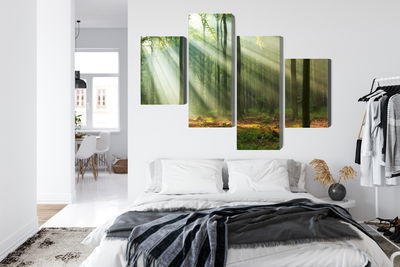 Ljuddämpande tavla - Forest landscape