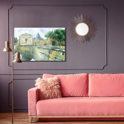 Ljuddämpande tavla - Rome as painted