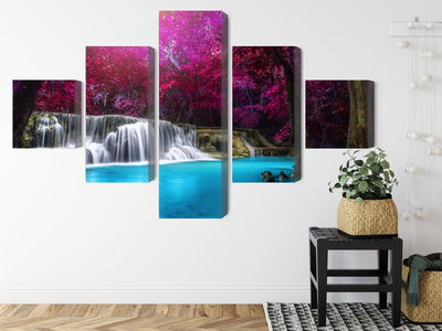 Ljuddämpande tavla - Kanchanaburi waterfall