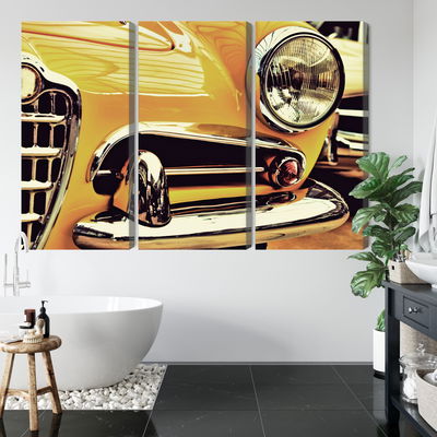 Ljuddämpande tavla - The front of a vintage car