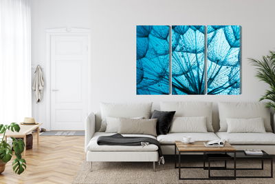 Ljuddämpande tavla - A close-up of a 3d dandelion