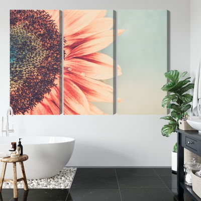 Ljuddämpande tavla - Blooming sunflower