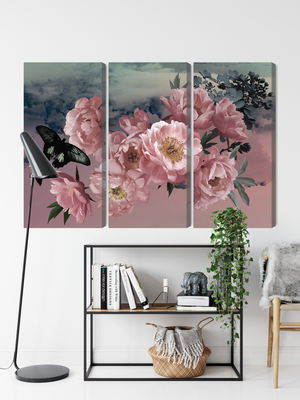 Ljuddämpande tavla - Bouquet of flowers