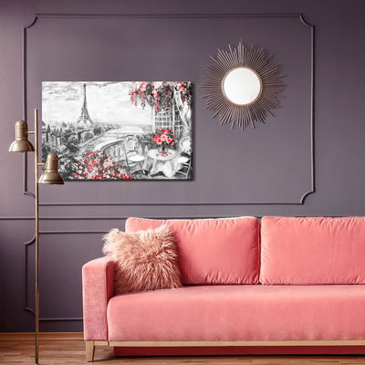 Ljuddämpande tavla - Cafe in Paris