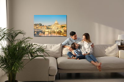 Ljuddämpande tavla - Sunny Rome