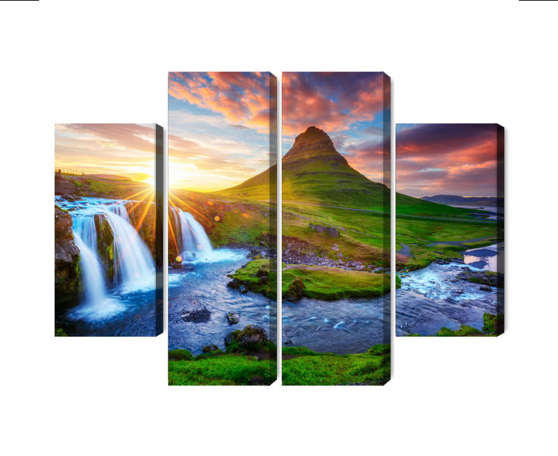 Ljuddämpande tavla - View of the kirkjufellsfoss