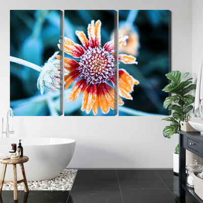 Ljuddämpande tavla - Rudbeckia flowers covered