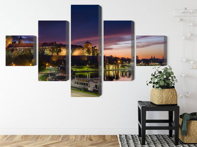 Ljuddämpande tavla - Wawel royal castle at sunrise
