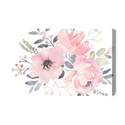 Ljuddämpande tavla - Rose flowers in pastel colors