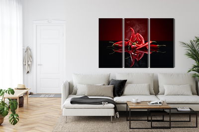 Ljuddämpande tavla - Red chili peppers