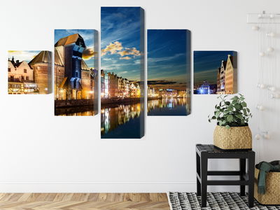 Ljuddämpande tavla - The gdansk wharf