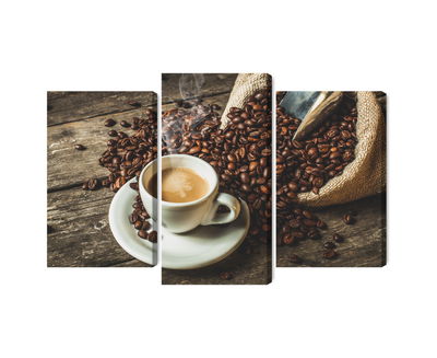 Ljuddämpande tavla - A cup of hot coffee