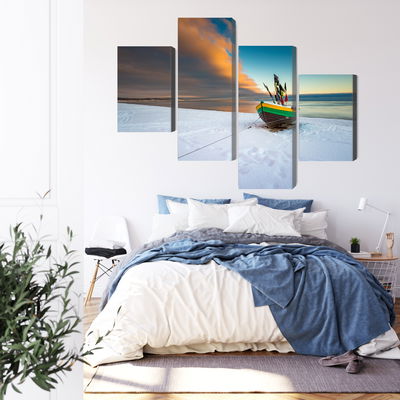 Ljuddämpande tavla - Fishing boat