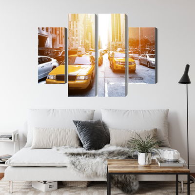 Ljuddämpande tavla - Taxi in the sunshine nyc