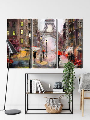 Ljuddämpande tavla - View of the street of Paris