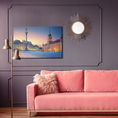 Ljuddämpande tavla - Warsaw at dusk
