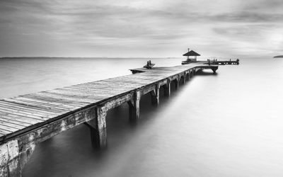 Ljuddämpande tavla - Wooden pier