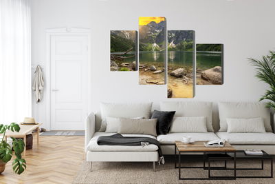 Ljuddämpande tavla - Morskie oko in tatra