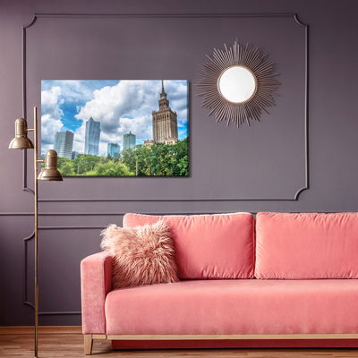 Ljuddämpande tavla - Skyscrapers in Warsaw