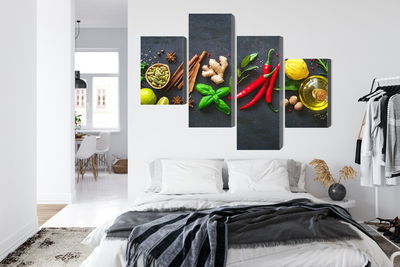 Ljuddämpande tavla - Fresh aromatic spices