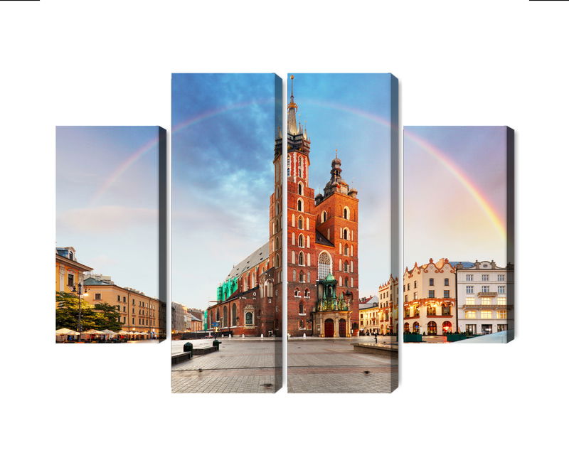 Ljuddämpande tavla - St. mary's basilica in Kraków