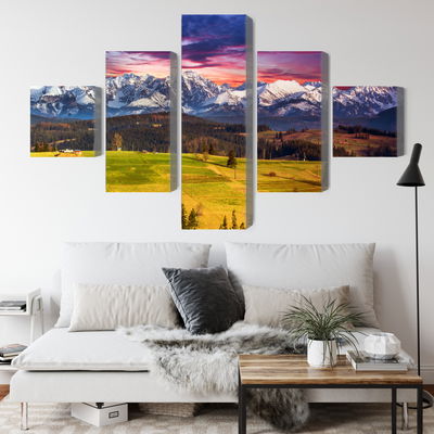 Ljuddämpande tavla - Landscape with the polish