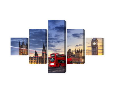 Ljuddämpande tavla - Panorama of westminster