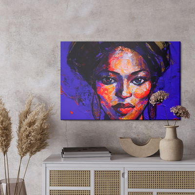 Ljuddämpande tavla - A feminine portrait