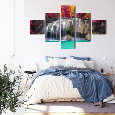 Ljuddämpande tavla - A waterfall in the deep