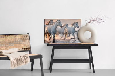 Ljuddämpande tavla - White horses in the sea