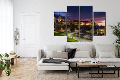 Ljuddämpande tavla - Wawel royal castle at sunrise