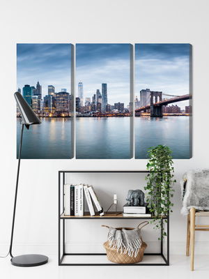 Ljuddämpande tavla - Panoramic view of the city