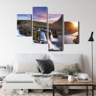 Ljuddämpande tavla - Kirkjufell mountain