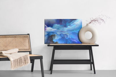 Ljuddämpande tavla - Abstract reflection of clouds