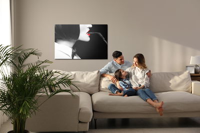 Ljuddämpande tavla - Woman in a musket