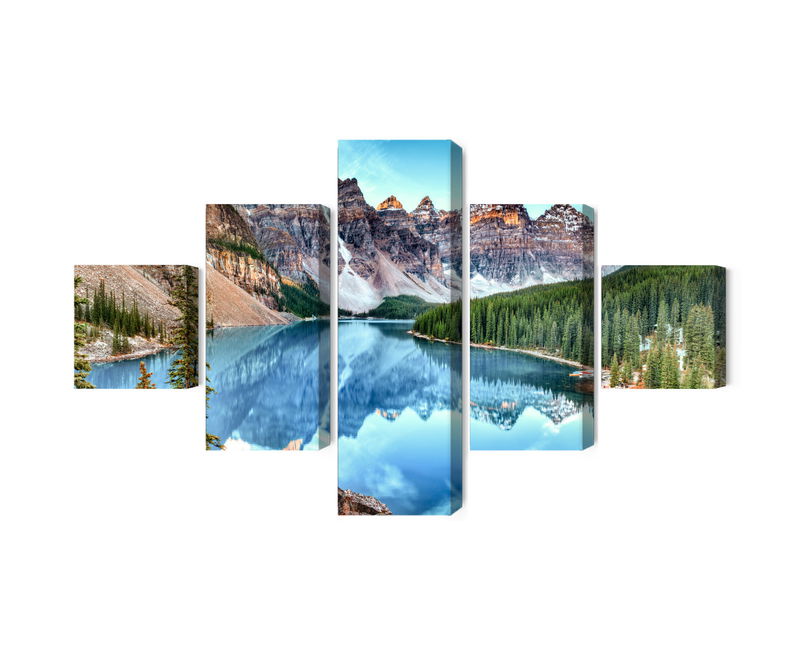 Ljuddämpande tavla - Moraine Lake in banff