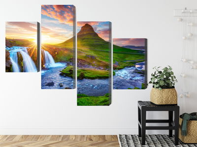 Ljuddämpande tavla - View of the kirkjufellsfoss