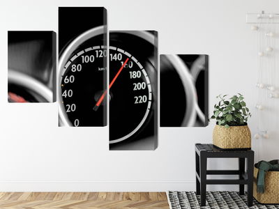 Ljuddämpande tavla - Car speedometer