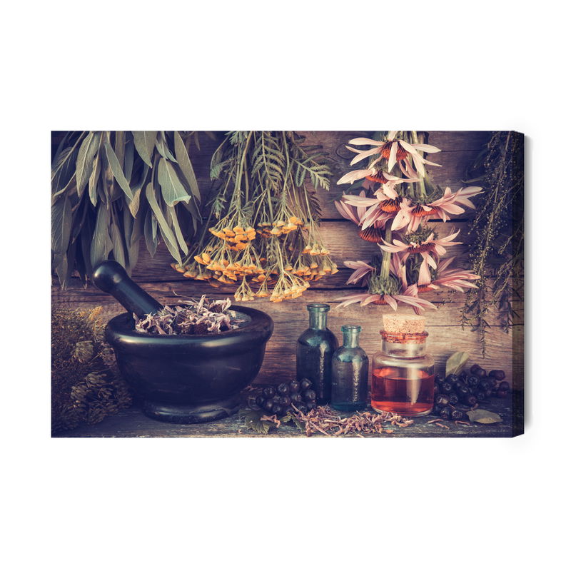 Ljuddämpande tavla - Herbs and spices corner