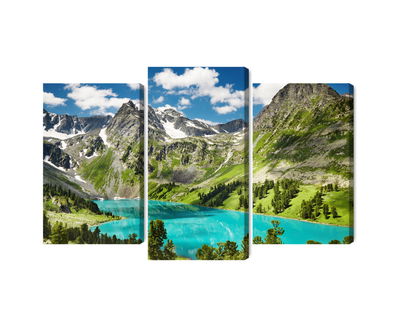 Ljuddämpande tavla - Crystalline lake