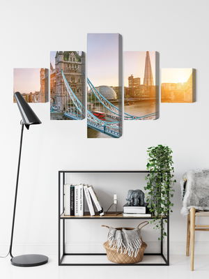 Ljuddämpande tavla - Tower bridge at sunrise