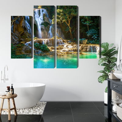 Ljuddämpande tavla - Kuang si waterfall