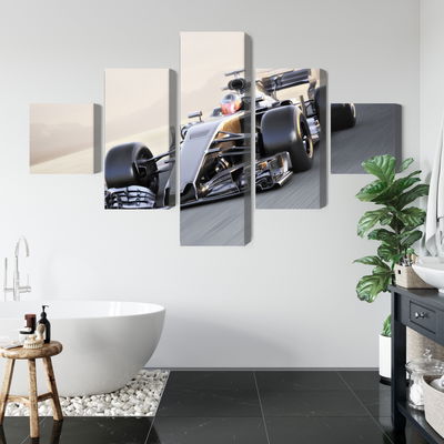 Ljuddämpande tavla - Formula 1 car