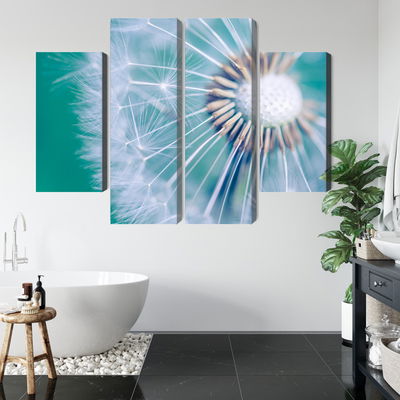 Ljuddämpande tavla - Dandelion on a macro scale