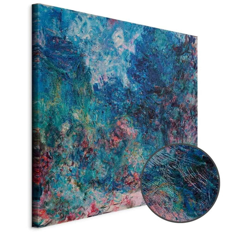 Produktvy av Claude monet la maison de l&. En rund detaljförstoring visar den strukturerade gelytan.