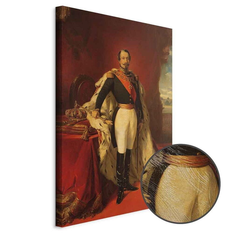 Produktvy av Franz xaver winterhalter. En rund detaljförstoring visar den strukturerade gelytan.
