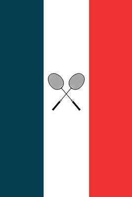 Vooraanzicht van Black badminton rackets. De volledige gedrukte compositie is te zien zonder het schuine productaanzicht of de detailopname van het geloppervlak.