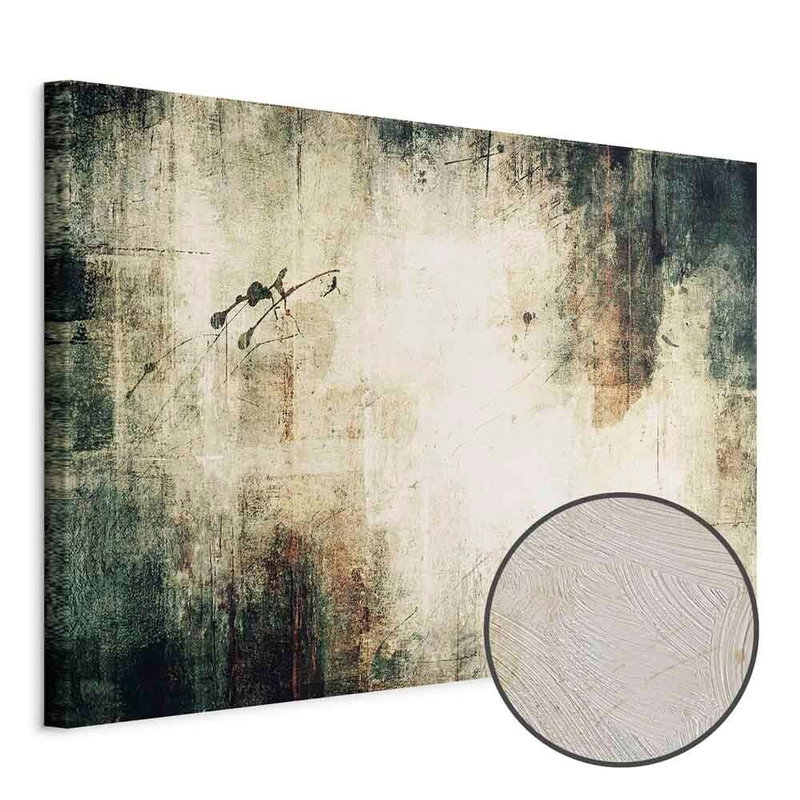 Produktvy av Foggy memories. En rund detaljförstoring visar den strukturerade gelytan.